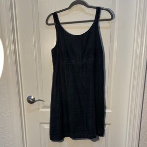 Fresh Produce Navy Blue Sleeveless Dress with Button Back Size M